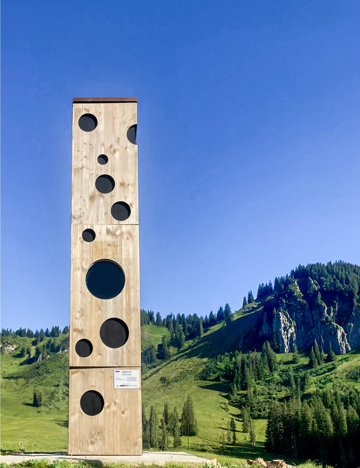 Alpenturm Bezau Vorarlberg Architektur für Kunst und Direktvermarktung Architekt