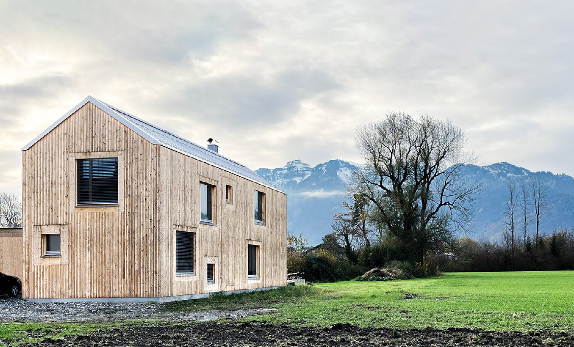 Wohnhaus Neubau Meiningen Vorarlberg Architekturbüro Einfamilienhaus Planung Ausführung