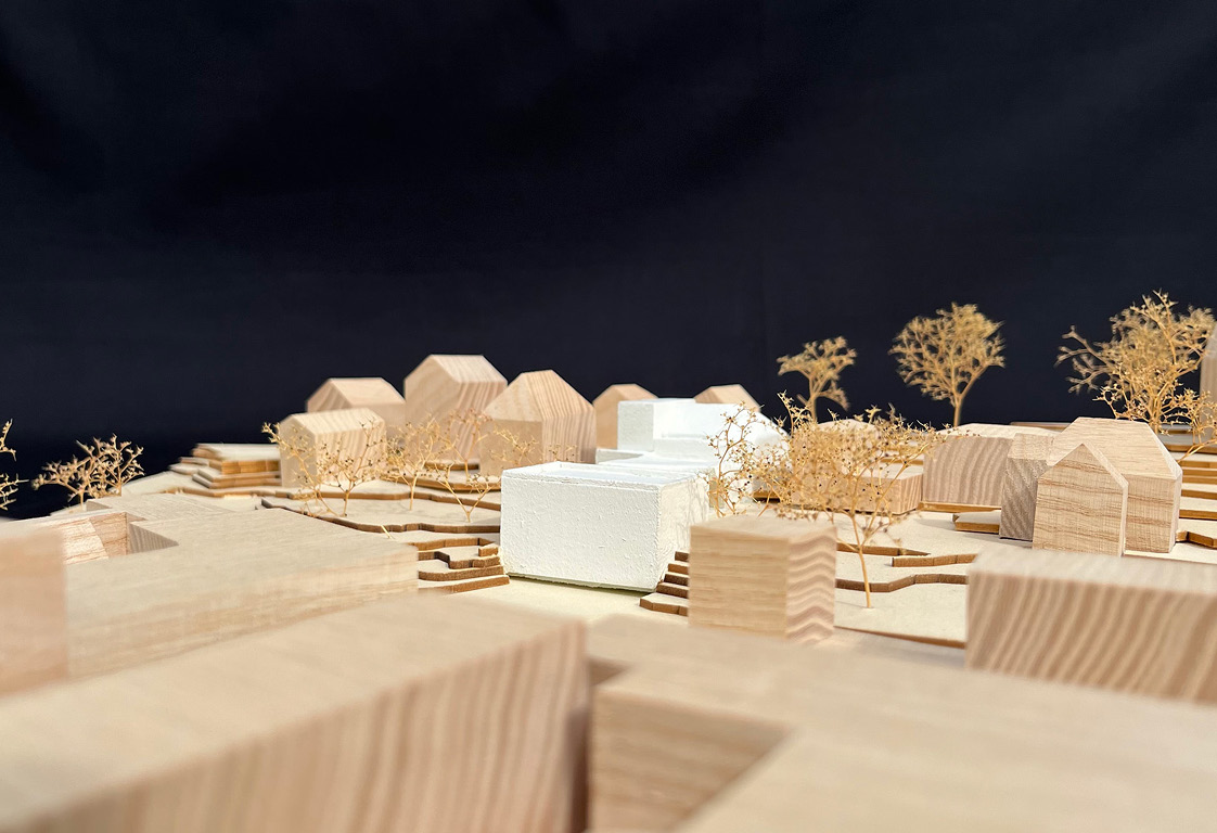 Theater Studie Schaan Liechtenstein Architektur Kulturgebäude Modell